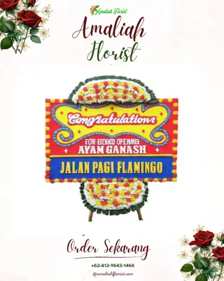 Sewa Papan Bunga Gedung Cilegon Creative Center